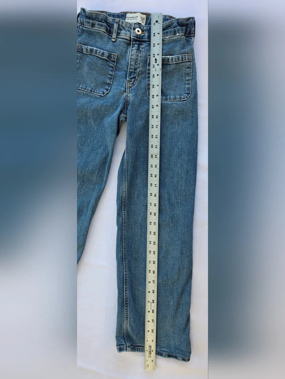 abercrombie kids Light Wash Straight-Leg Girls' Jeans
